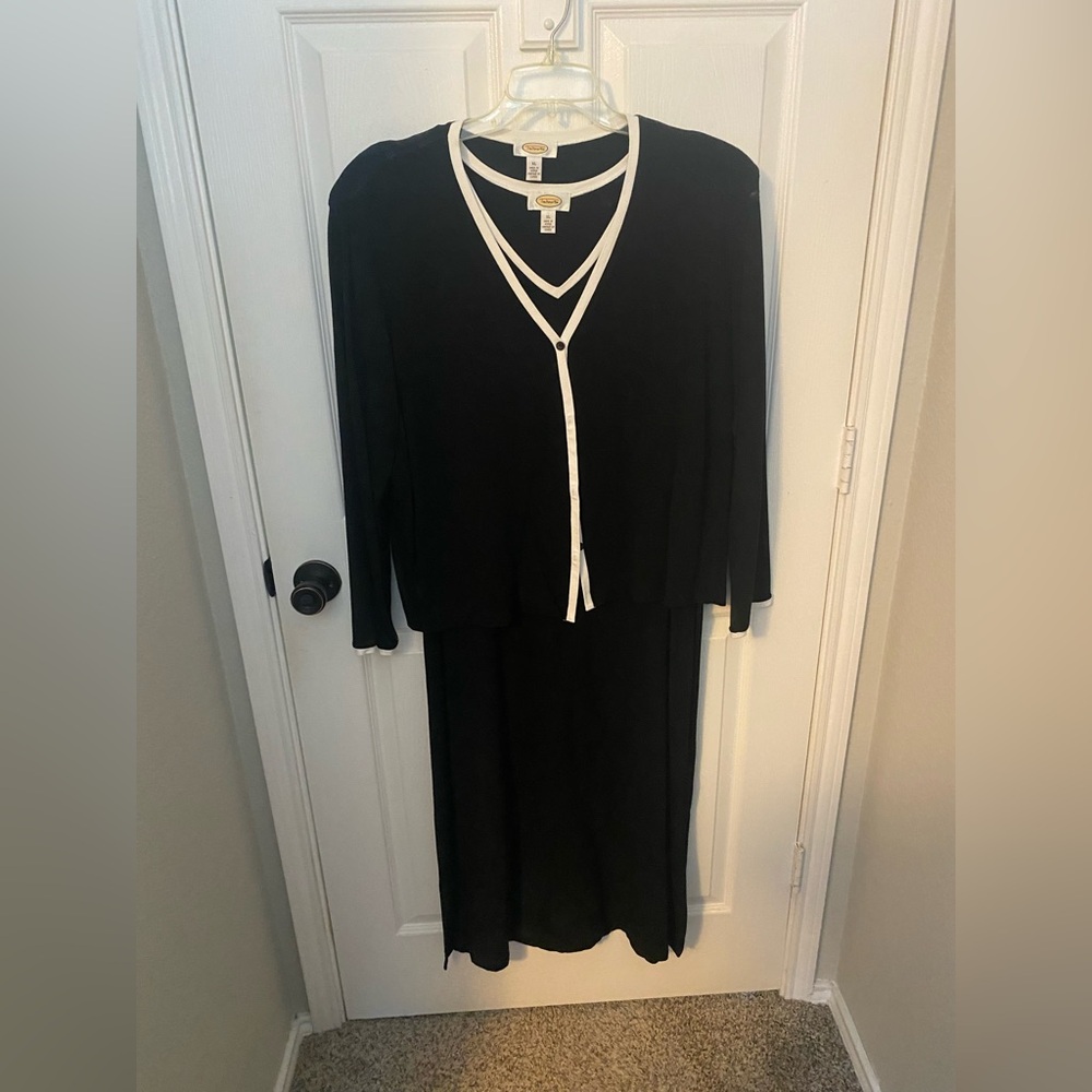 2 black dresses